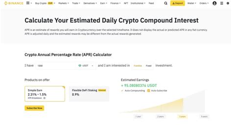 Staking Interest Calculator .